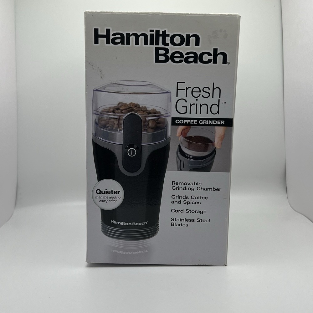 Hamilton Beach Fresh Grind 80335G Blade Coffee Grinder Black 125W 12 Cup